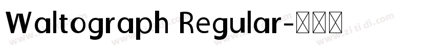 Waltograph Regular字体转换